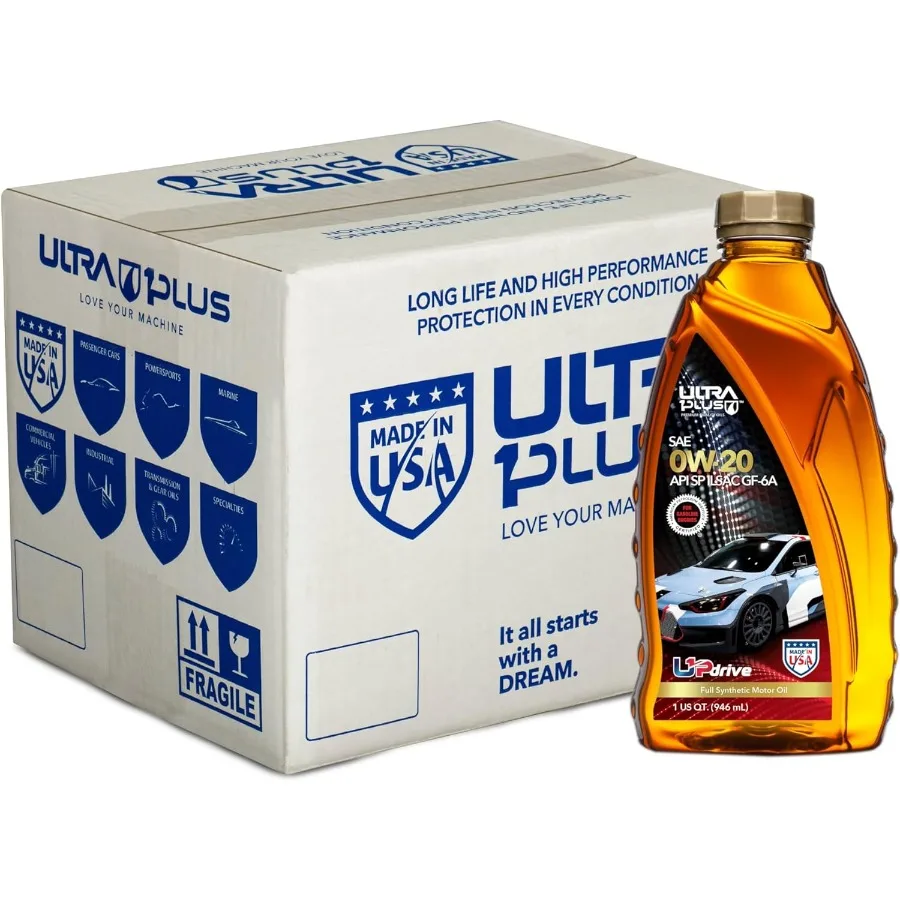 

SAE 0W20 Full Synthetic Oil API SP ILSAC GF6A for HighPerformance Engines in Extreme Temperatures 12 QTS Pack with Advanced Pro