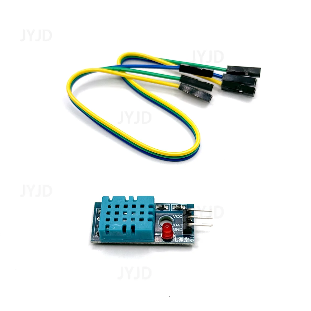 DHT11 Temperature and Humidity Module Wholesale with Adapter Board Single Bus Output Digital Signal Humidity Sensor