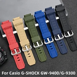 For CASIO G-SHOCK GW-9400/G-9300 Resin TPU watch strap Specialized interface wristband Stainless steel buckle Watch accessories