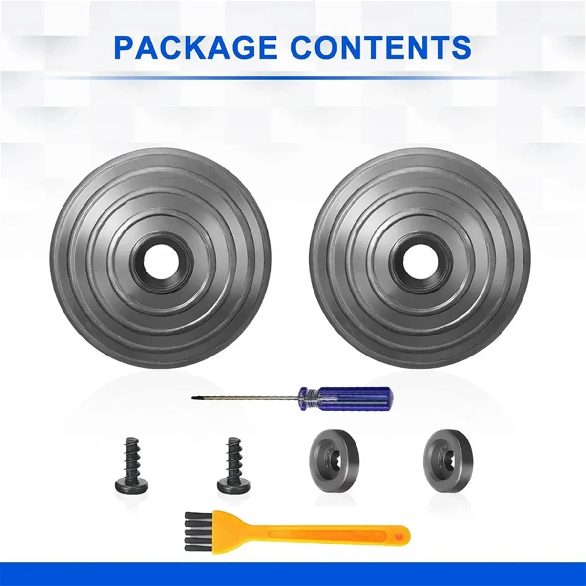 다이슨 고토크 청소기 헤드용 V 볼 휠, 무선 진공 청소기에 적합, 다이슨 V6 V7 V8 V10 V11 V15