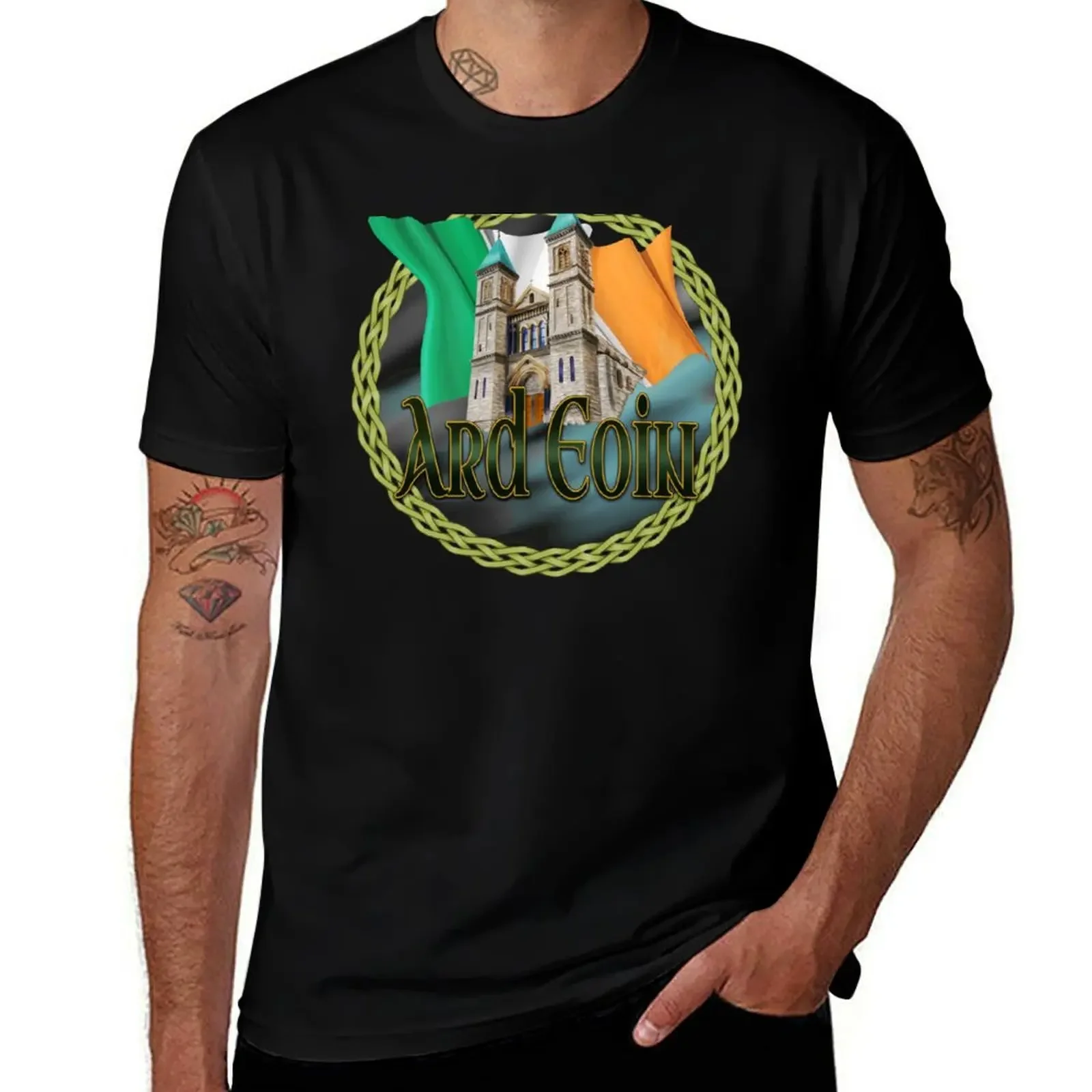 Ardoyne Holy Cross Tricolour T-Shirt anime stuff essential t shirt anime anime shirts men