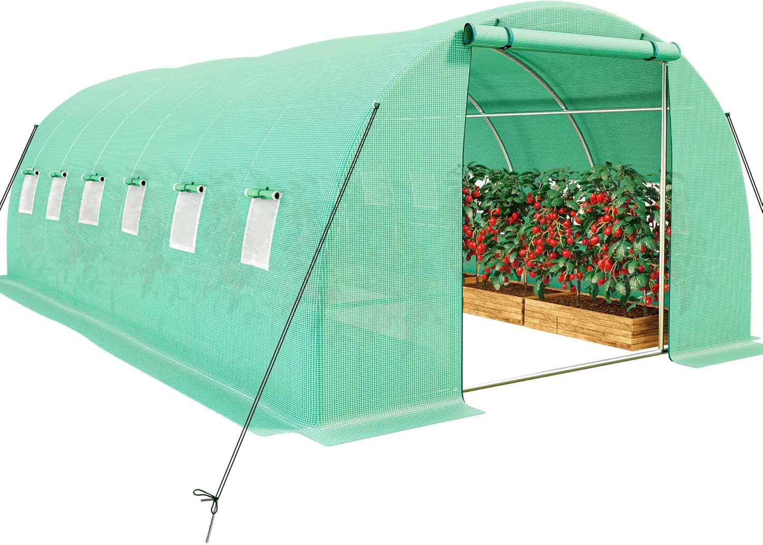 YITAHOME 20x10x7ft Greenhouse Heavy Duty Large Walk-in Greenhouses Tunnel Green Houses Outdoor Portable Hot Plant Gardening Upgr