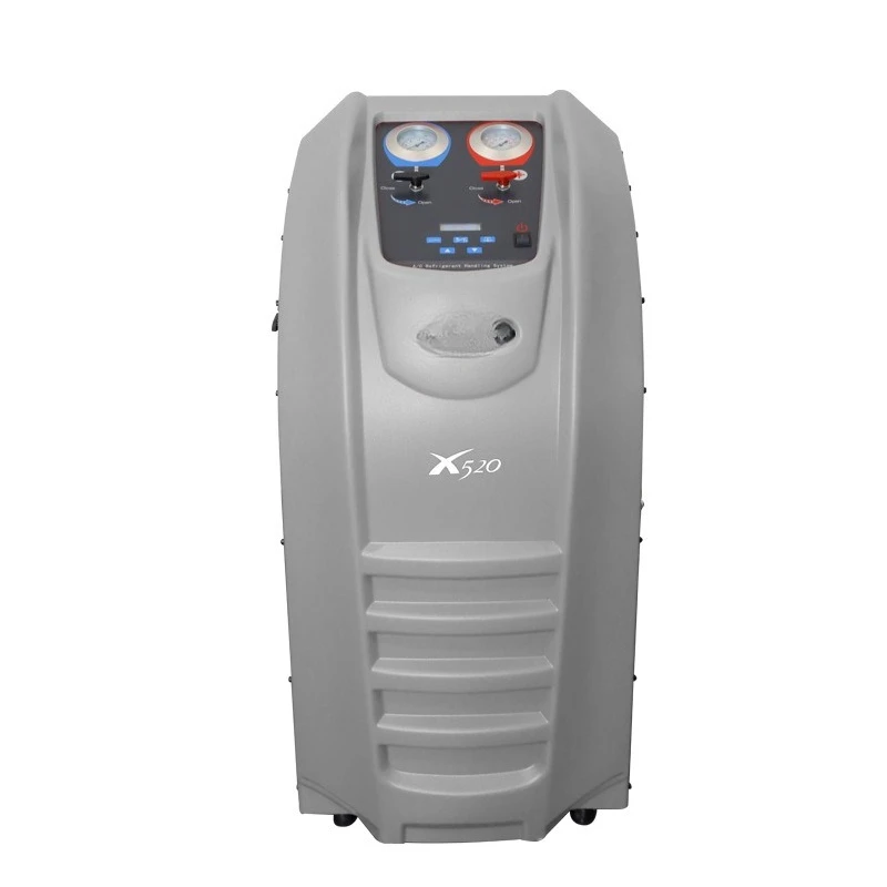 X520 refrigerant recovery and filling machine, semi-automatic automobile air conditioner refrigerant R134a