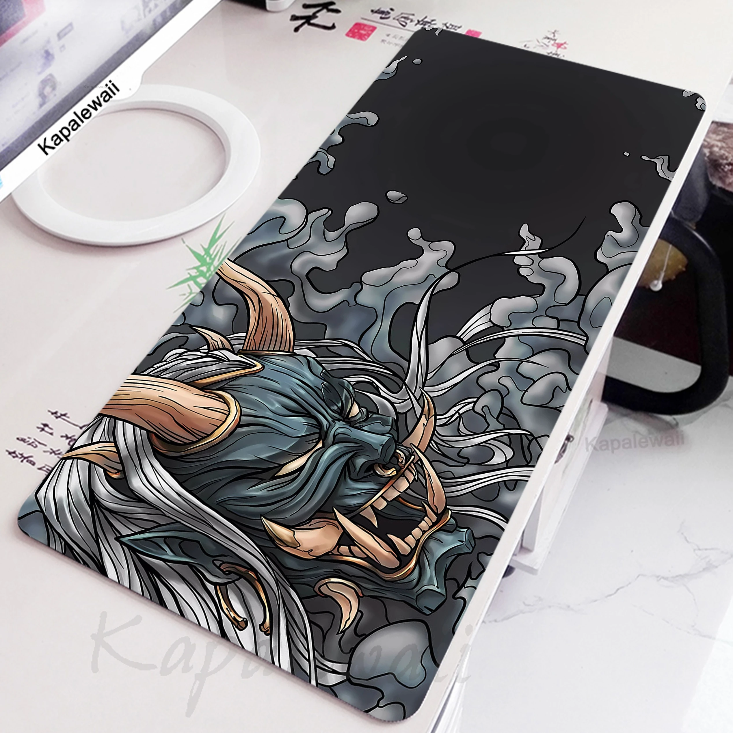 

Коврик для мыши в японском стиле Oni Mausepads Настольный коврик для мыши Коврик для мыши Коврик для мыши Большая клавиатура Противоскользящие мыши 900x400 мм