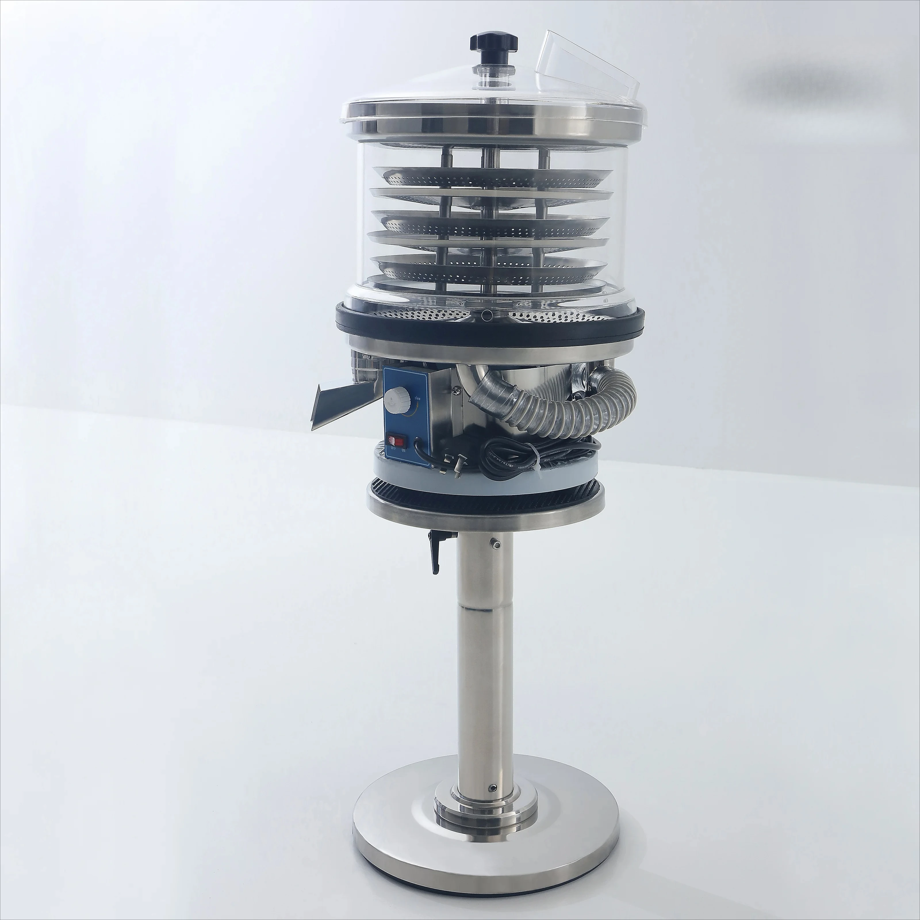 كفاءة عالية أسفل دوران t Deduster - آلة فحص إزالة الغبار وإزالة المسحوق لـ ts