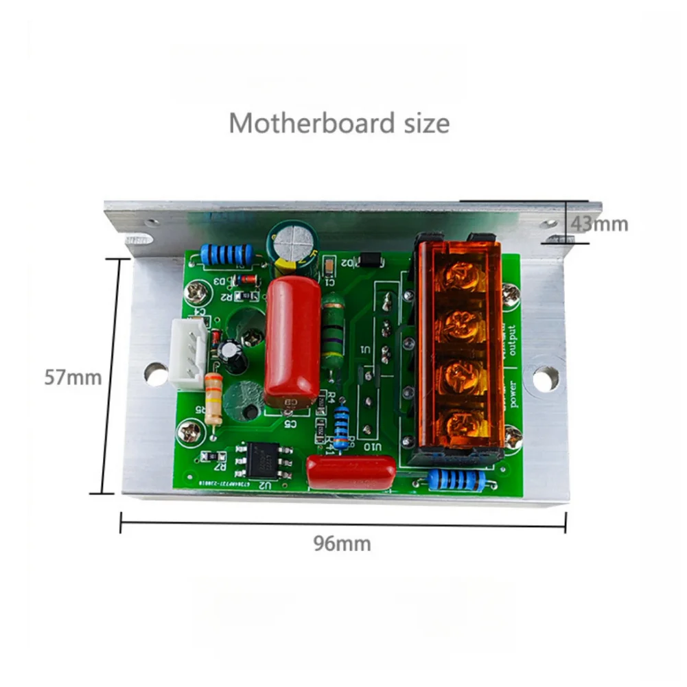 Aluminum Alloy CNC Voltage Controller 6000W Power Capacity for Electric Oven AC220V 380V Resistive Load Control