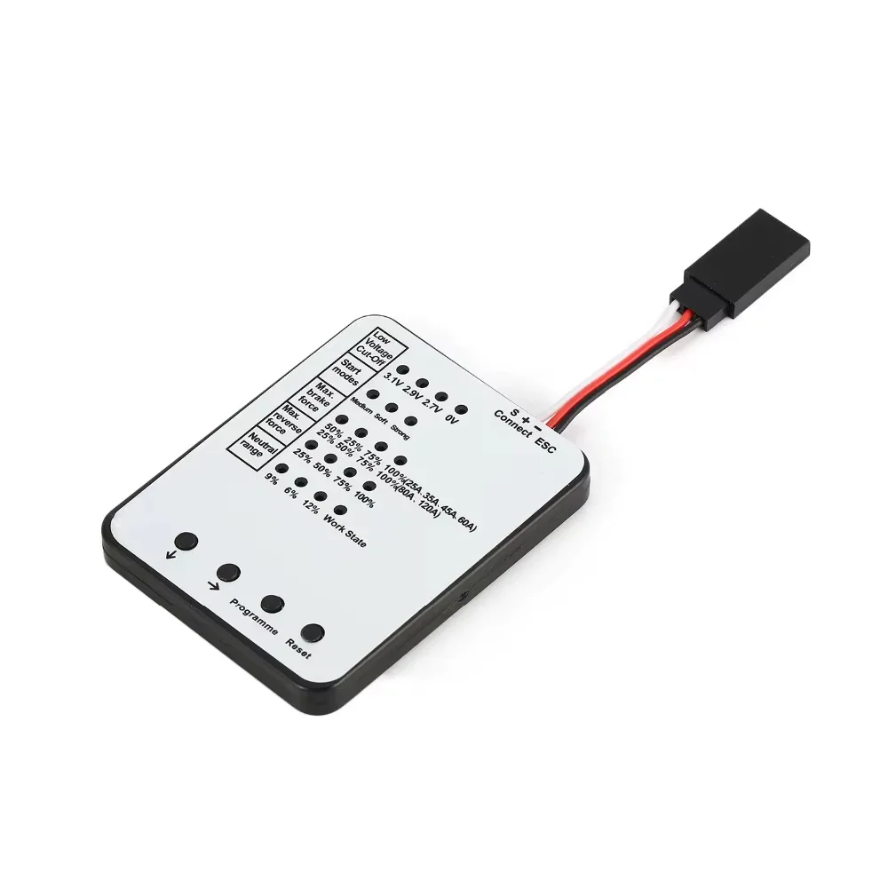 

NEEBRC M60A Waterproof Brushless ESC 2-3S Electronic Speed Controller T XT60 Plug for 1/10 1/12 1/14 RC Car 3650 Brushless Motor