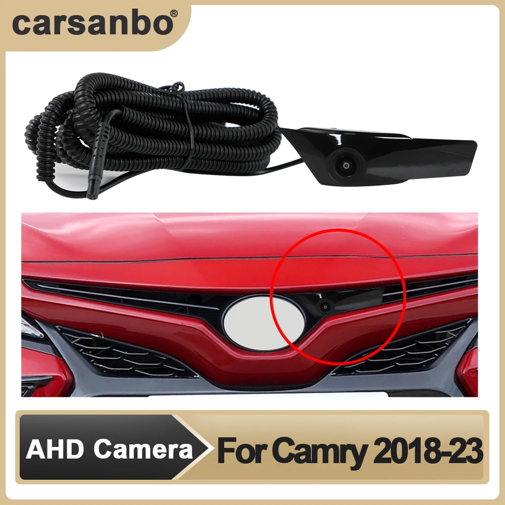 

Carsanbo Car AHD Front View OEM Camera Night Vision Fisheye Wide Angle 150°Camera for The Camry 2018-23Parking Monitoring System