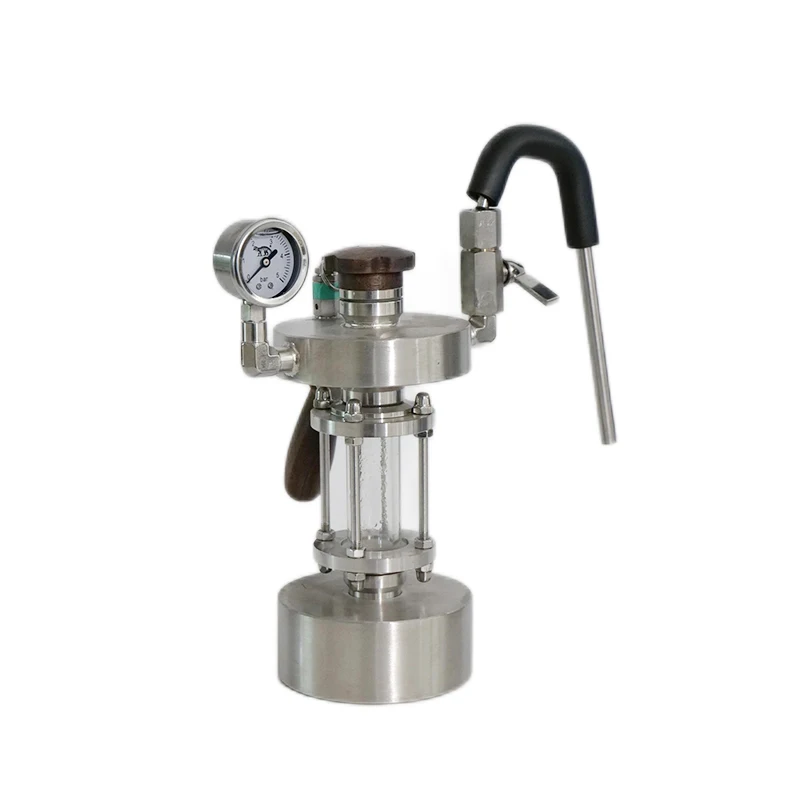 Hot selling high temperature resistance milk frother together with pneumatic coffee machine