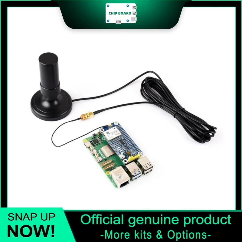 Waveshare GNSS L1/L2/L5 Multi-Band Quadrifilar Helix Active Antenna, SMA, Multi-Constellation Support, IP67 Waterproof