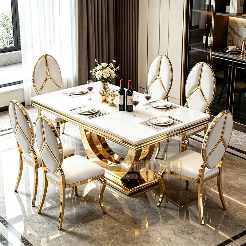 High Poker Dining Table Designer Writing Mahjong Living Room Luxury Modern Dining Table Restaurant Muebles Kitchen Furniture