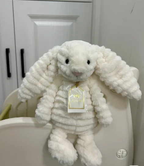 

Original For Jelly Cat 30cm Gold Peugeot Shy Nippers Bunny Doll Home Decoration Pet Interactive Companion Toy Holiday Gift