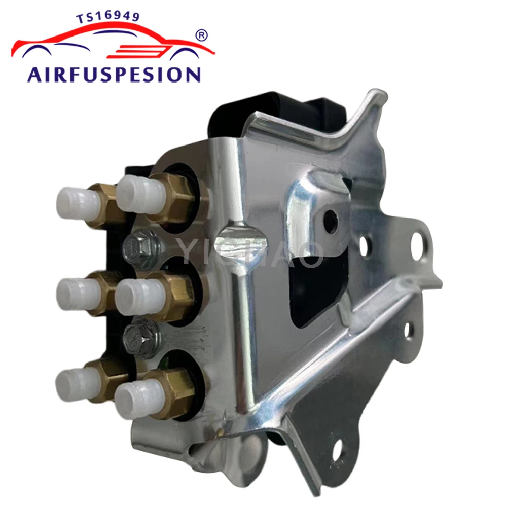 

For Audi Q7 VW Touareg Porsche Cayenne 07-15 Air Suspension Solenoid Valve Block with Bracket 7L0698014 95535890104 4L0698007B