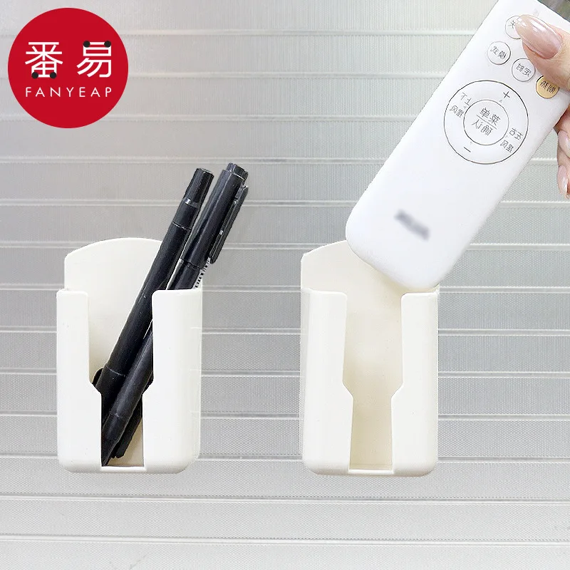 Remote Control Storage Box A1P49-Air Conditioning TV Remote Control WallP49-mounted Storage Box Hanging Bracket Shelf