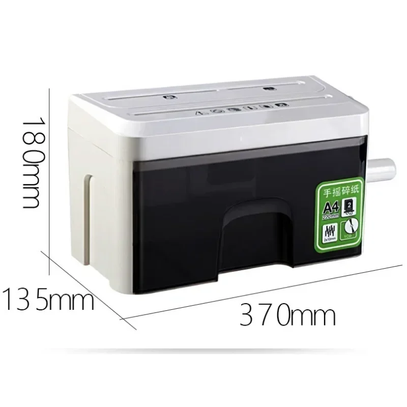 New Electric 9934 Hand Style Mini Shredder File Shredder Strip Office Home 3.5L Shredding 2 * 10mm Paper Shredder Shredding Wid