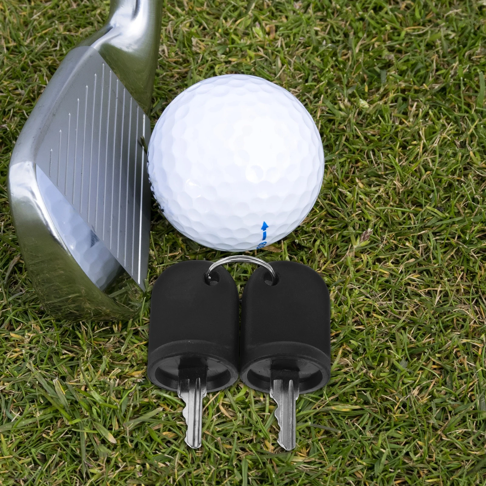 2Pcs Golf Cart Ignition Keys Universal Replacement Starter Key Switch for Electric Scooters Club Car Mobility Scooter Tractor