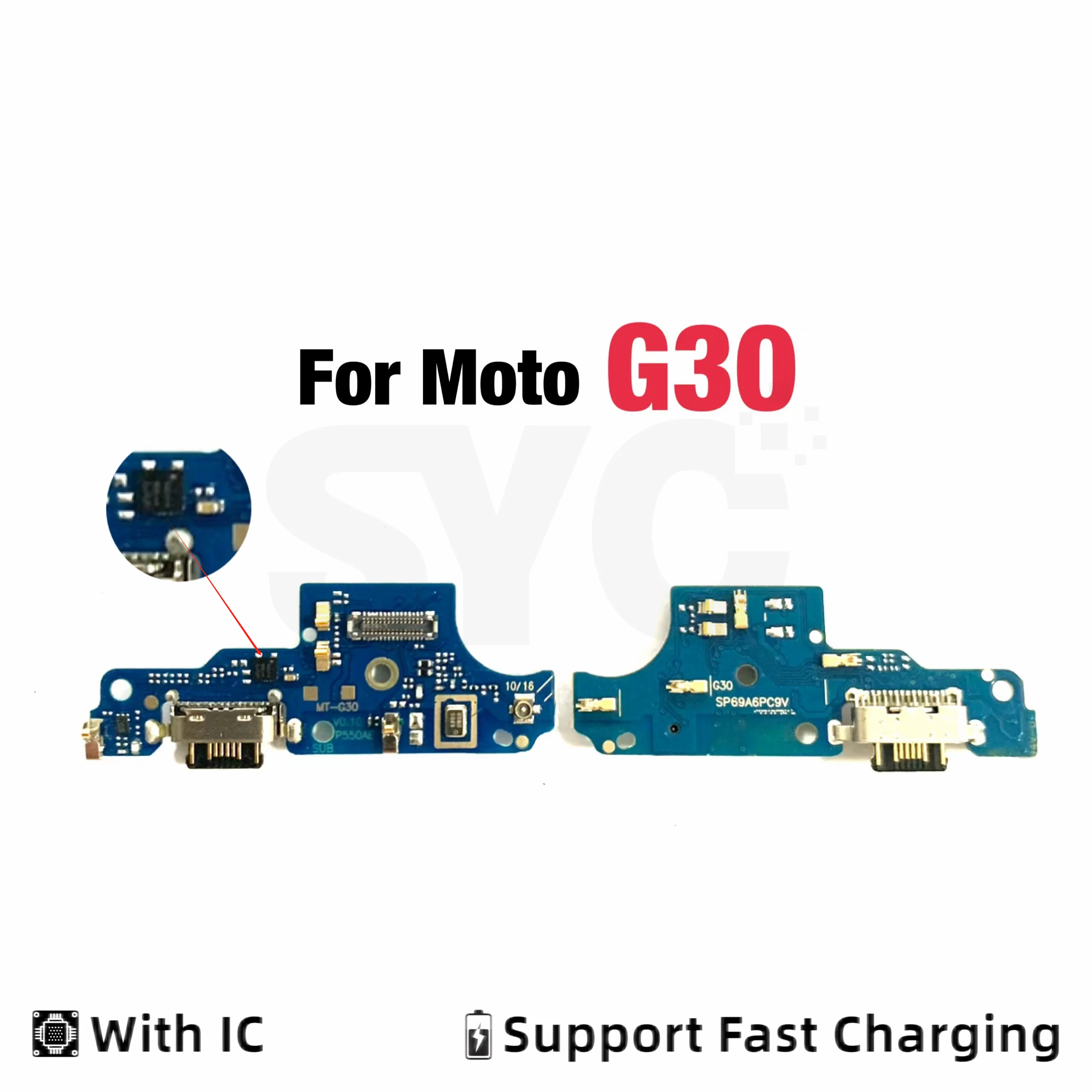 New Good quality USB Charge Port Dock Connector Charging Board Flex Cable For Motorola Moto G10 G20 G30 G50 G60 G31 G41 With IC