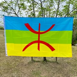 Berber flag 90x150cm Berber flag High quality polyester hanging 3x5ft North African flag Amazigh flag Indoor and outdoor decorat