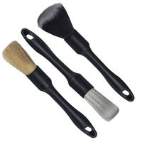 Car Detailing Brush Set Air Conditioning Vent Clean Crevice Sweep Dust Duster Auto Interior with Brush Car Wash Tool Set