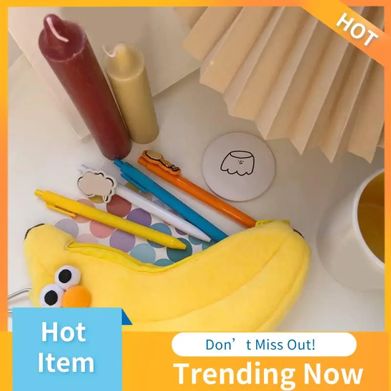 Лучшие предложения Креативная новинка Забавное лицо Моделирование еды Фрукты Персонаж Мягкая мягкая одежда Пенал