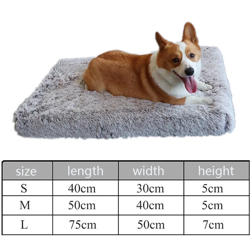 Dog Bed Mats Vip Washable Large Dog Sofa Bed Portable Pet Kennel Fleece Plush House Full Size Sleep Protector Product Dog Bed