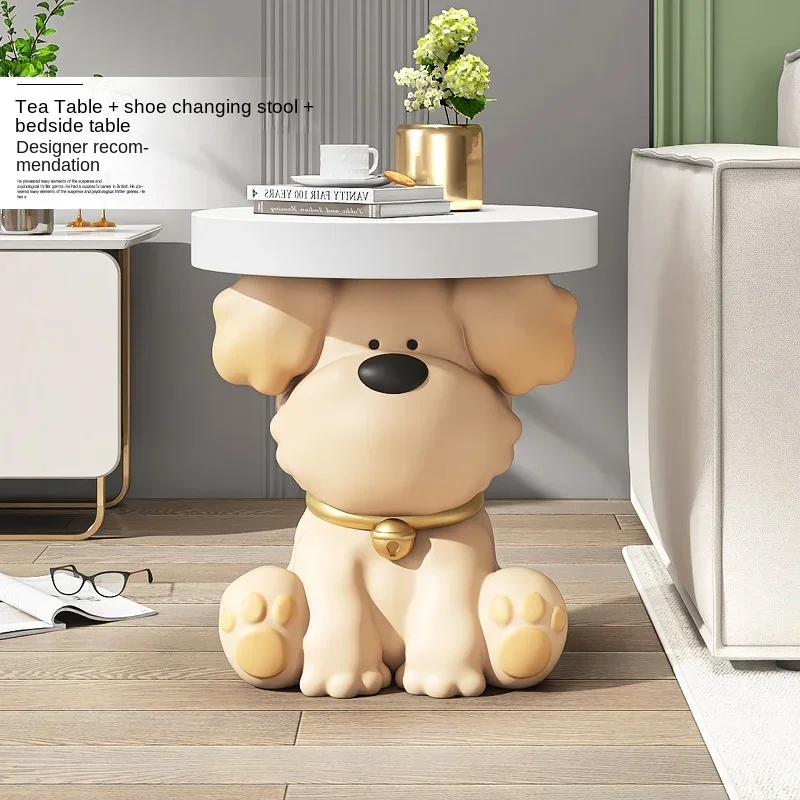 

Home Decor Sculptures & Figurines Decoration Accessorie Cartoon Dog Coffee Table Floor Ornaments Living Room Resin Animal Statue