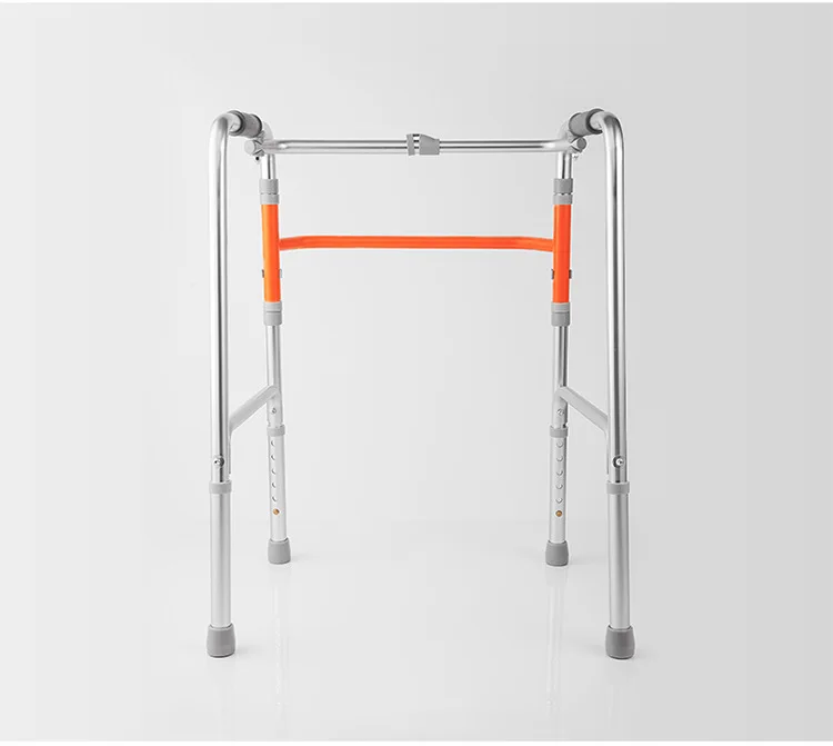 Portable Foldable Walker, Anti-slip Walking Aid for Elderly and Disabled People for Rehabilitation Training