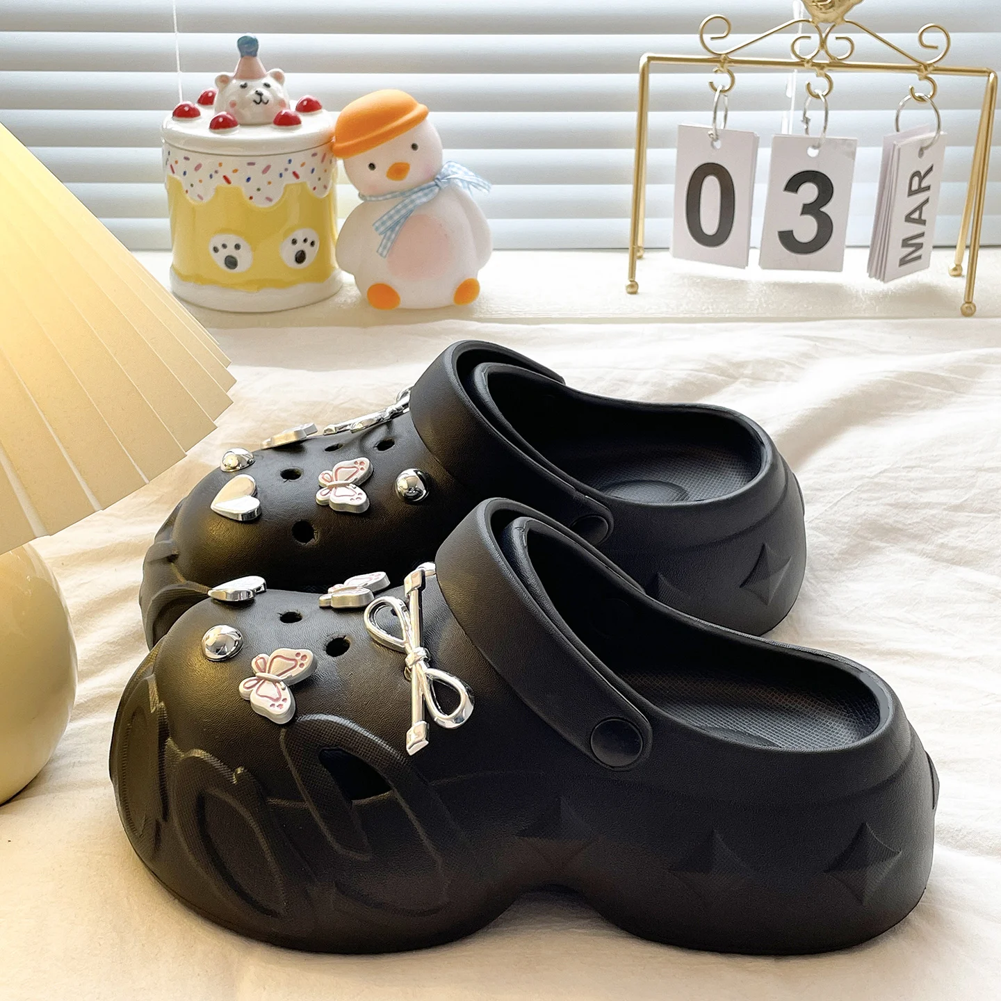 

Thickened Wearable Women Summer Sandals Flat Casual Anti Slip Durable Student Outdoor Shoes
