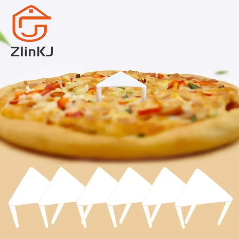 

New 100Pcs Pizza Saver Stands Fixing Rack Pizza Holder Pizza Packing Tripod Plastic Tripod Stack