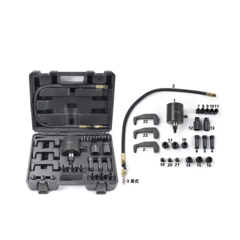 Pneumatic Fuel Injector Puller Tool Kit Quick Disassembly Nozzle Remover For Automobile Engine Repair Hardware Accessory