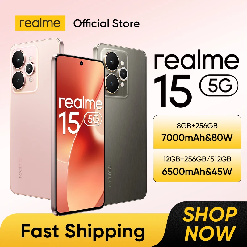 �y�Z�[�����z�y���E�����J�zrealme 15 5G�X�}�[�g�t�H�� Dimensity 7300+ 5G�v���Z�b�T�[ 6.77�C���`144Hz AMOLED�f�B�X�v���C NFC����