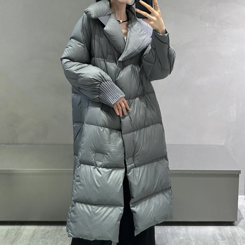 Long Puffer Coats 2024 New Winter Coat Female Fashion Thicken Loose Parkas Quilted Down Jacket Windproof Outwears Women Jacket