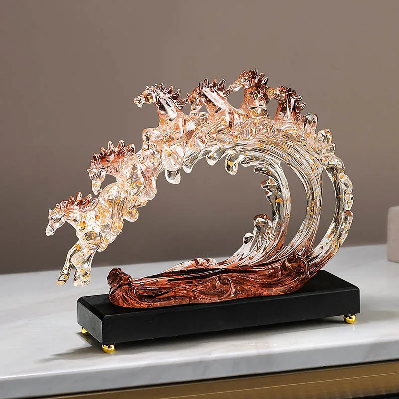 Successful ornament high-end sense living room TV cabinet wine cabinet decoration office housewarming opening gift