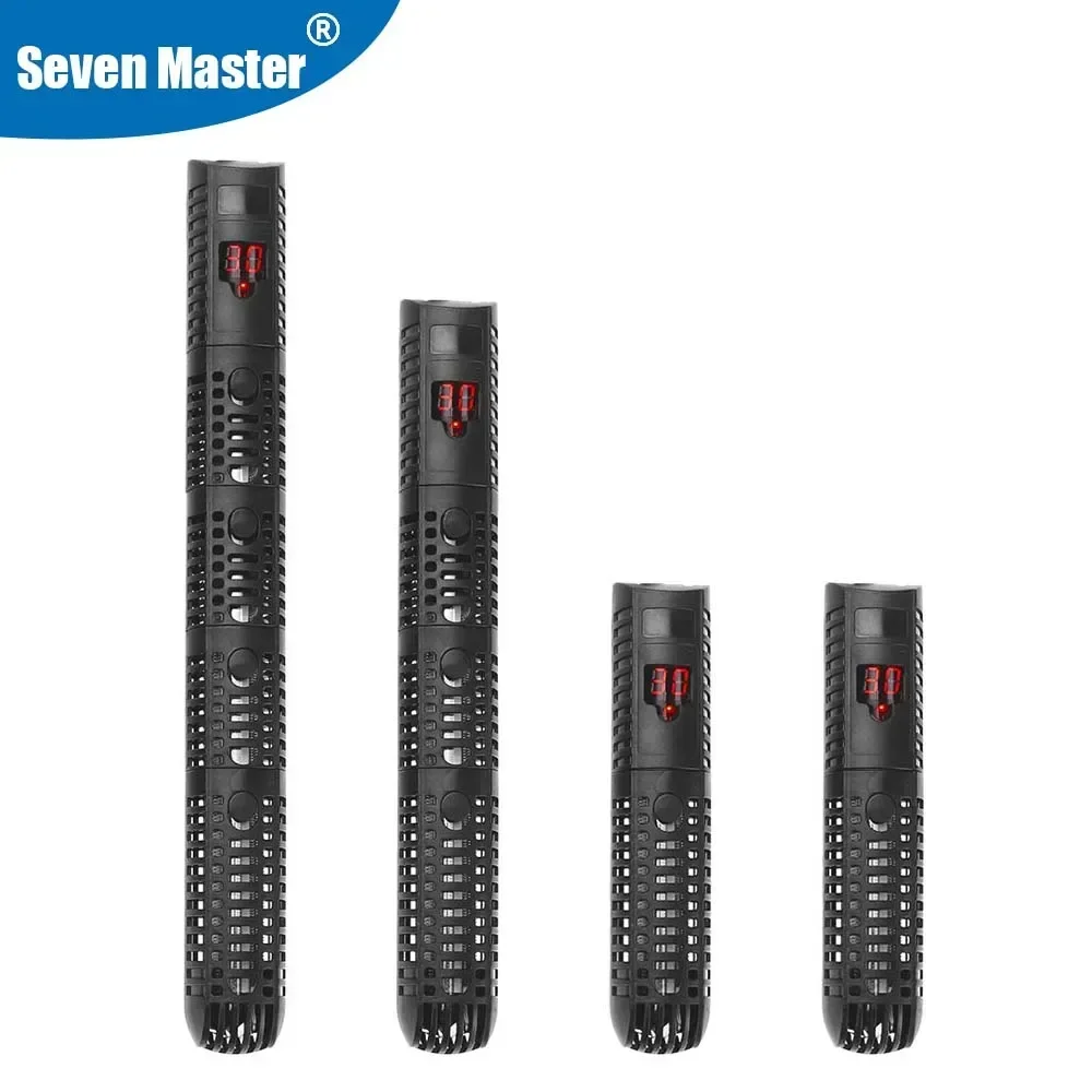 50-500W Aquarium Submersible Heater Fish Tank LCD Display Digital Adjustable Water Heating Rod Constant Temperature Control