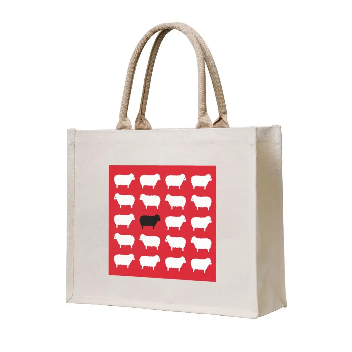 

Black Sheep Sweater Pattern Tote Bag tote bag Large bags for women shopping bag logo