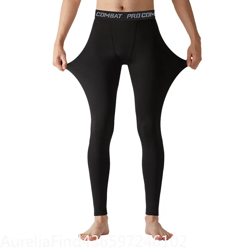 Men Compression Pants Cool Dry Sports Tights Athletic Workout Running Baselayer Active Leggings Shorts