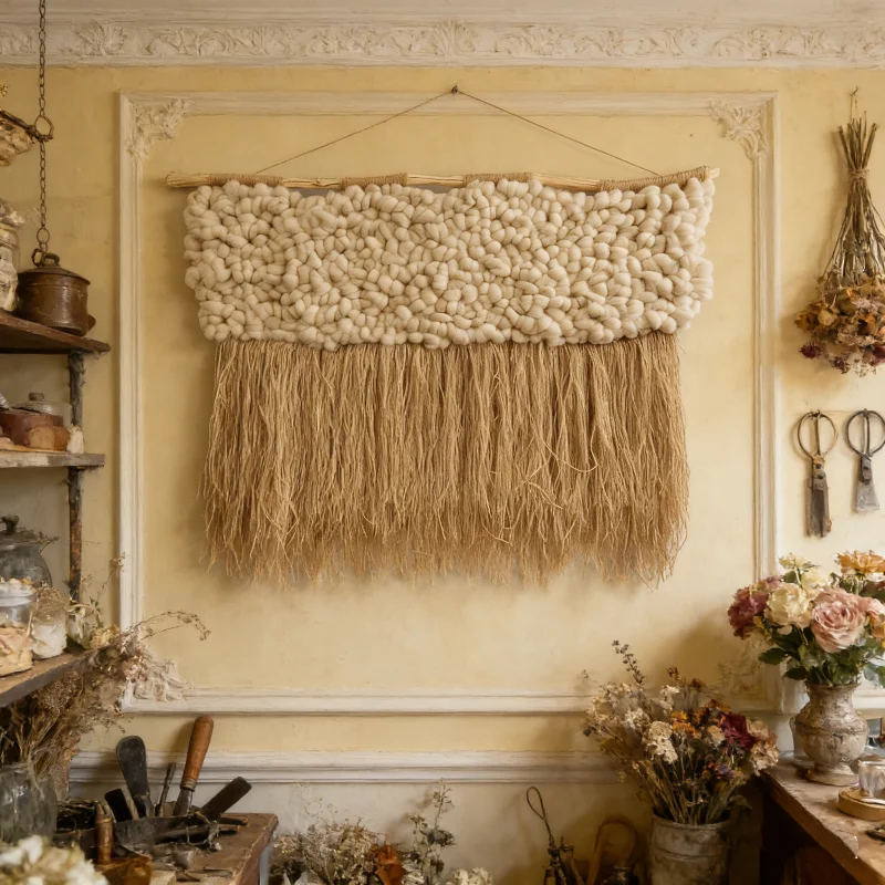 Bohemian Cotton Wall Hanging Home Decoration Handmade Background Decor Wall Art Indoor Tapestry