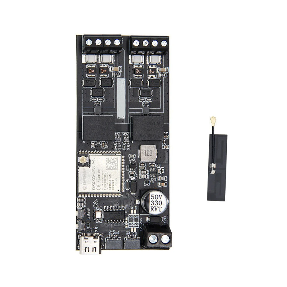 Module CAN Bus ESP32-S3 Carte de développement double CAN FD Contrôleur MCP2518FD CAN V2.0B 5Mbps Wi-Fi 2.4G BLE5 16 Mo Flash Industriel