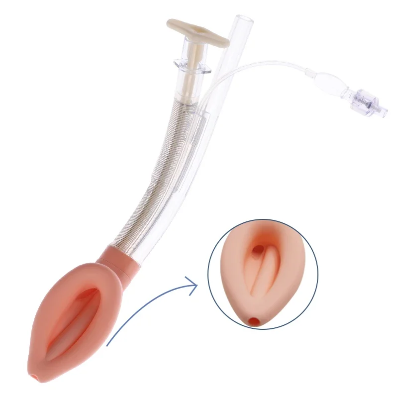 Double Lumen Silicone Reinforced Laryngeal Mask Airway Disposable High Quality LMA Size 3.0 / 4.0 Wholesale