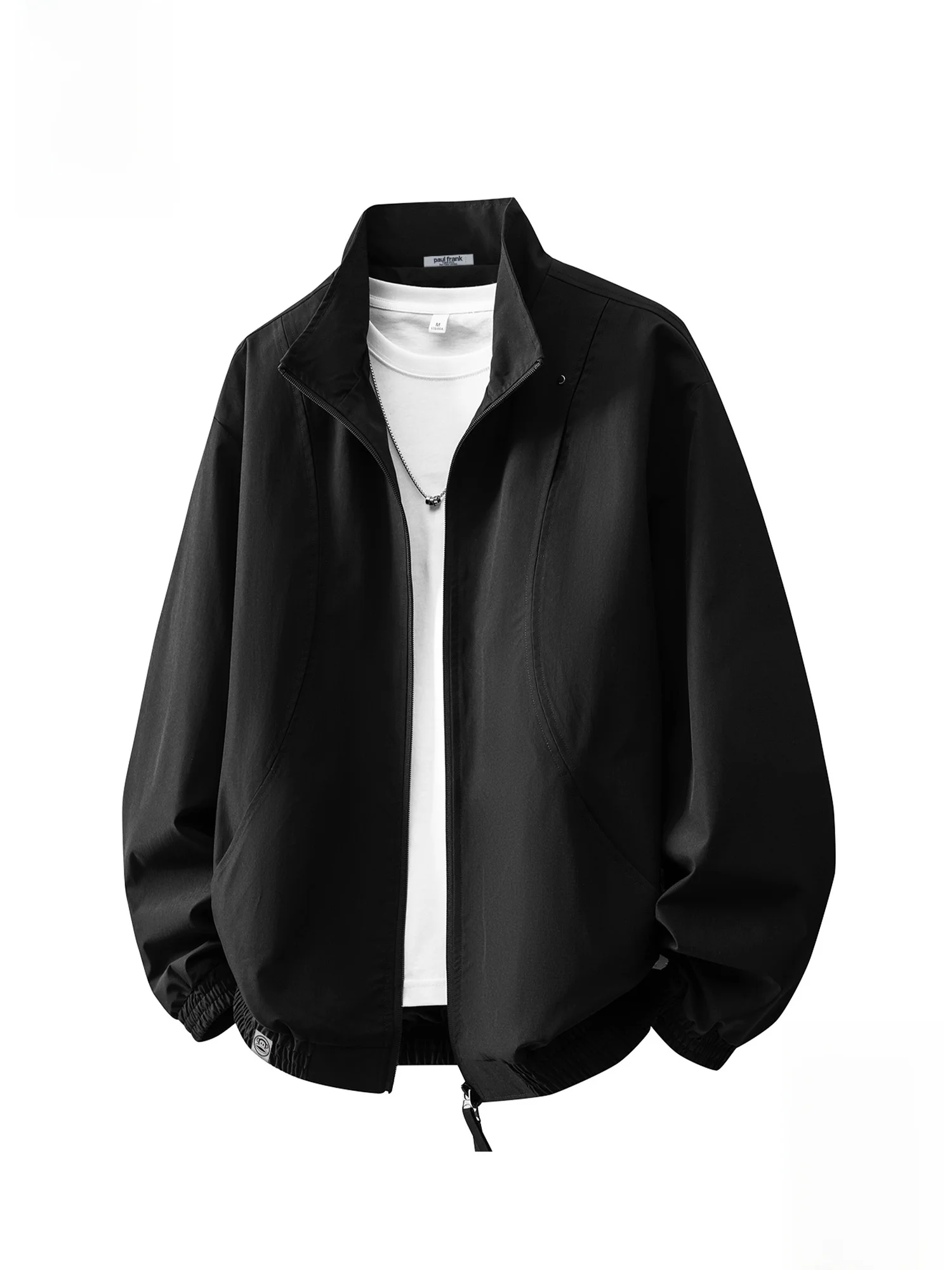 

Мужская куртка свободного кроя с воротником-стойкой в американском стиле, повседневная рабочая одежда, весенняя верхняя одежда из полиэфирного волокна