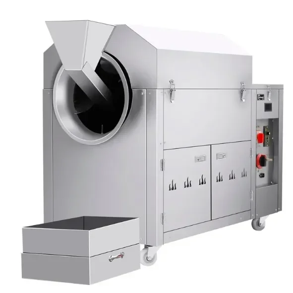 Trade assurance wheat flour roasting machine pumpkin seeds roaster grain roasting machine