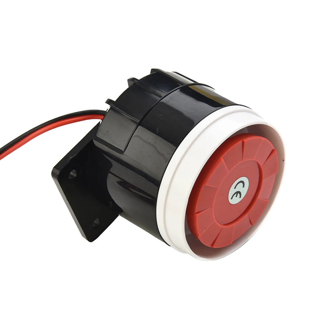 DC12V إنذار صغير صفارة الإنذار إنذار الصوت مكافحة سرقة الجرس عالية ديسيبل الأمن 120dB بصوت عال داخلي صفارة الإنذار السلكية إنذار لأمن المنزل