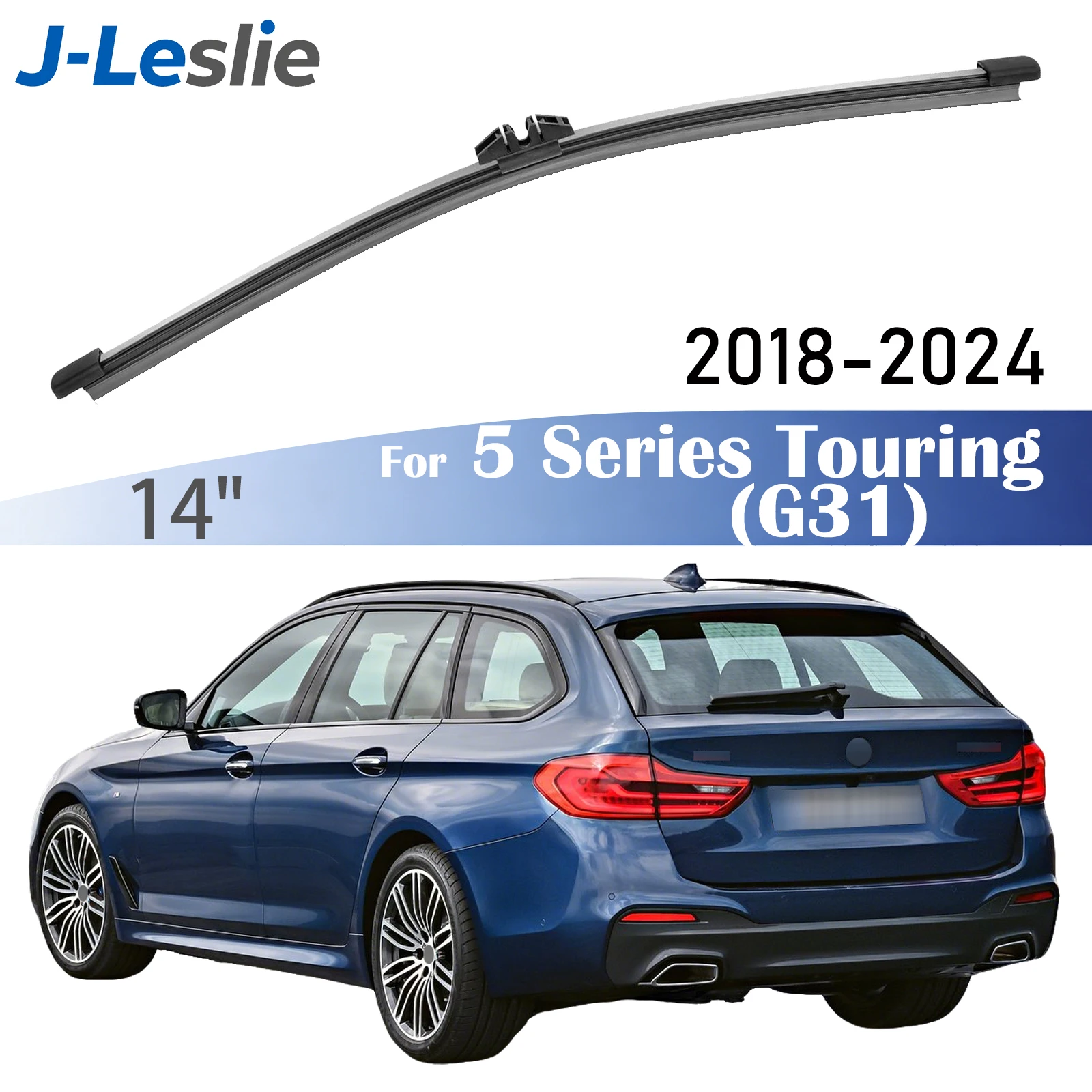14-Zoll Heckscheibenwischer für BMW 5er Touring Kombi G31 2018-2024 Windschutzscheibenwischer Fensterreiniger Regenzubehör scheibenwischer Hinten Heckwischerarm