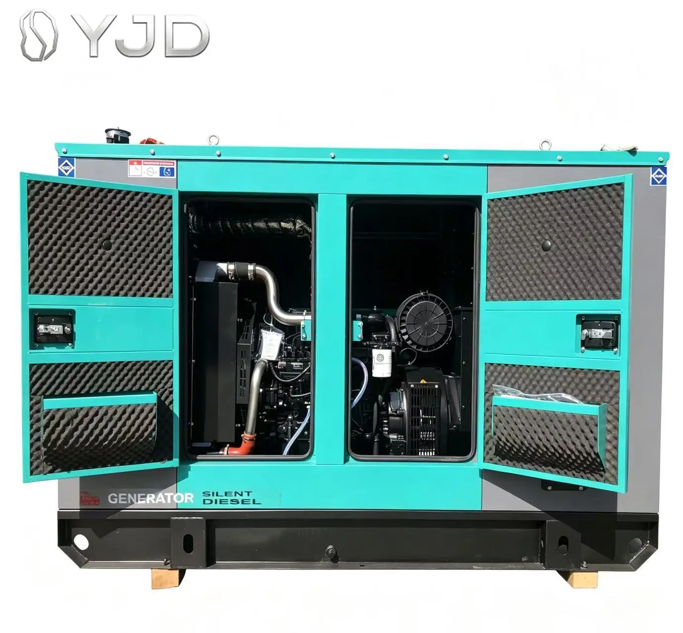 Generador Diésel Súper Silencioso de Alta Velocidad WP2.3D48E200 48KW 60KVA con Arranque Automático ATS 1500/1800RPM y Alternador sin Escobillas