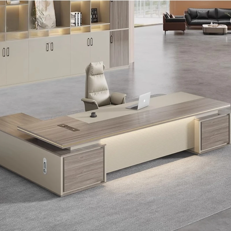 Light Luxury Boss Office Desk Chair Simple Modern Reception Designer Secretary Desk High Quality Unusual Escritorio Furniture