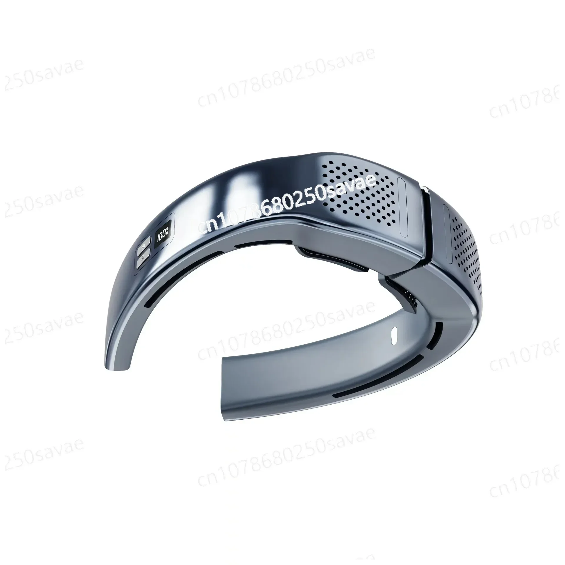 

New Wearable Air Conditioner Hanging Neck Fan USB 22.5W Super Fast Charging Dual Cooling 6000mAh High Wind Power Ice Sensing Fan