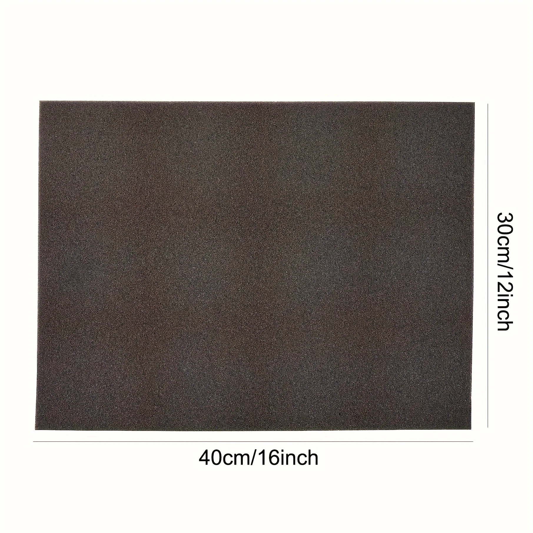 عبوتان من صفائح الرغوة اليدوية القابلة للقطع باللون الأسود، حشوات توسيد من مادة البولي يوريثين تستخدم لحافظات صندوق الألعاب ودرج التخزين #2