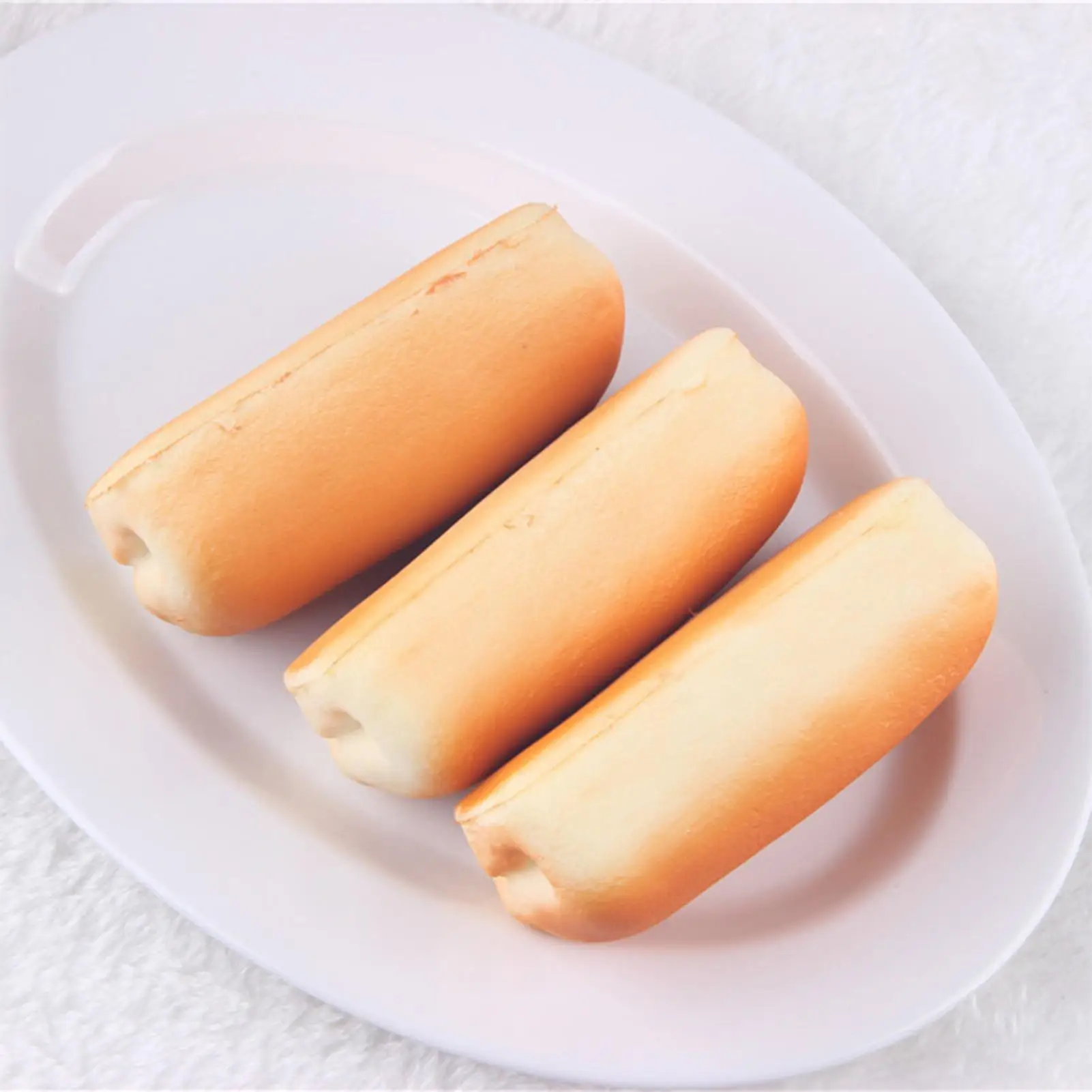 Squishys Langsam steigende Simulation Lebensmittel Pinch Toys Zappelspielzeug Zartes weiches Brot Squeeze Toy Stress Release Hand Relax Toy