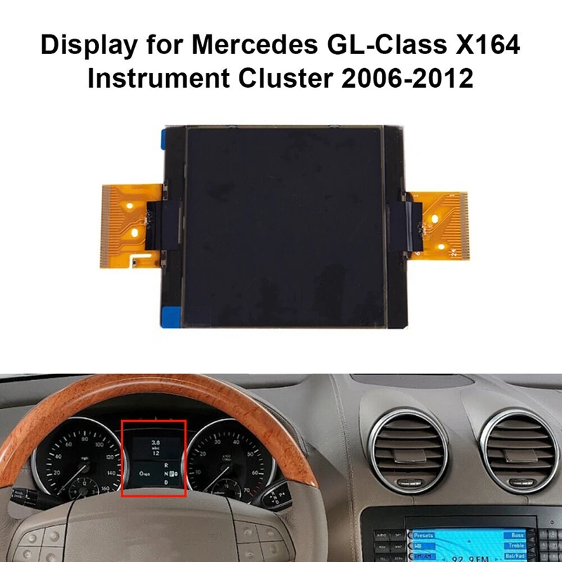 Instrument Cluster LCD Display Instrument Cluster Display For Mercedes-Benz GL X164, ML W164, R-Class W251