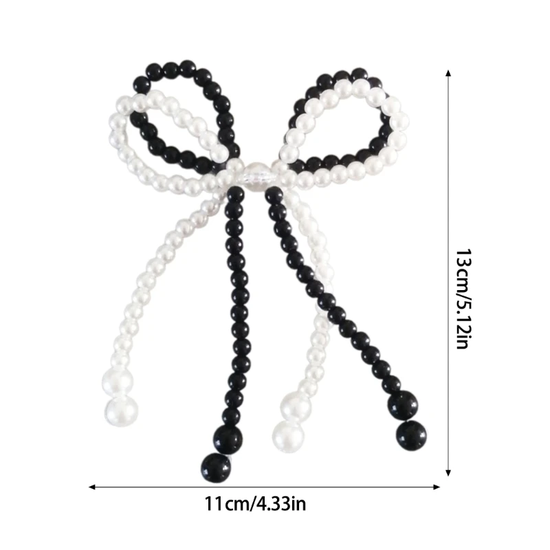 39BD Handmade Bead Bowknot Charm Shoe Buckle Embellishments for DIYs Earring Keychain Necklace Headdress Pendant Jewelry Craft image 6